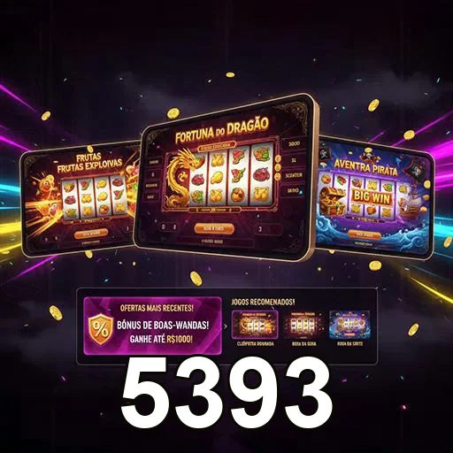 Imagem de uma página inicial do site 5393, destacando design moderno e navegação fácil.